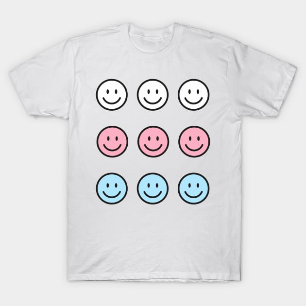 Pastel emoji sticker pack T-Shirt by EmeraldWasp